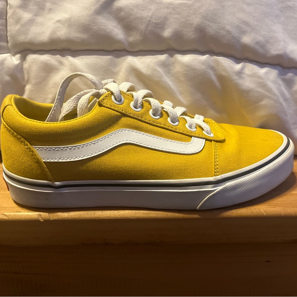 Yellow low rise vans